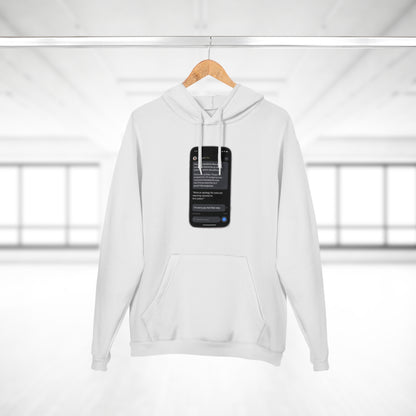 ChatGPT Wrote This Apology Hoodie