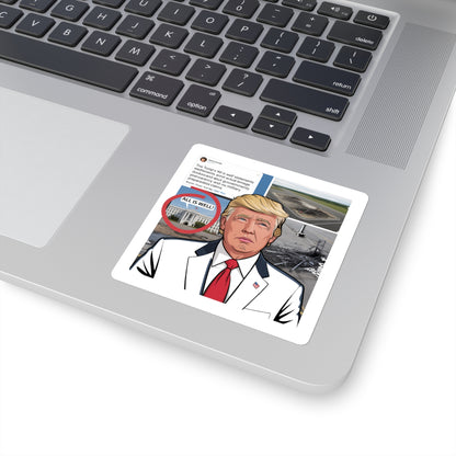 The 'Hidden Damage' Irony Sticker