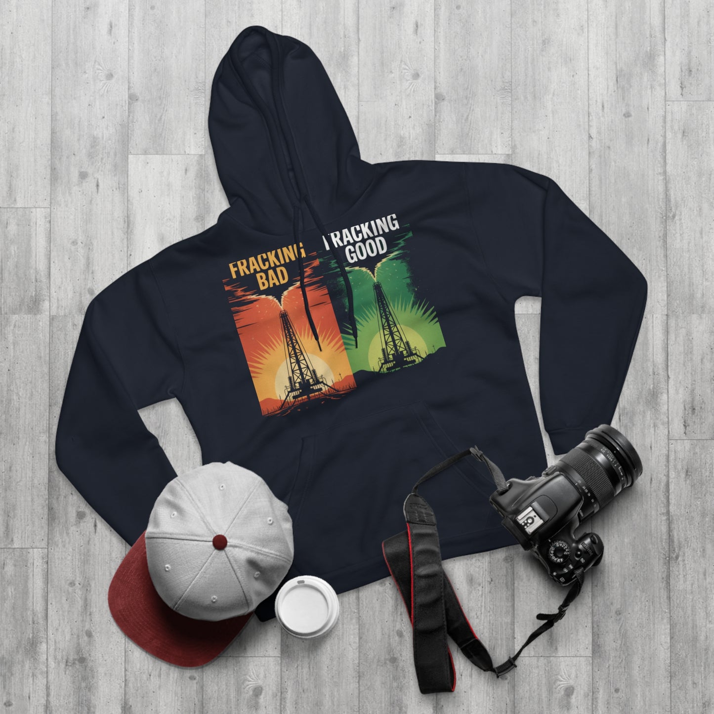 Fracking Our Way to Climate Salvation Hoodie