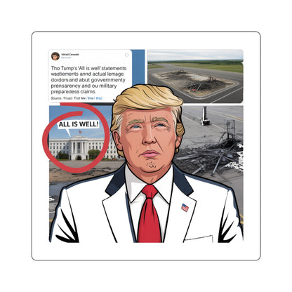 The 'Hidden Damage' Irony Sticker