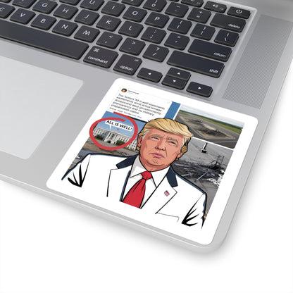 The 'Hidden Damage' Irony Sticker
