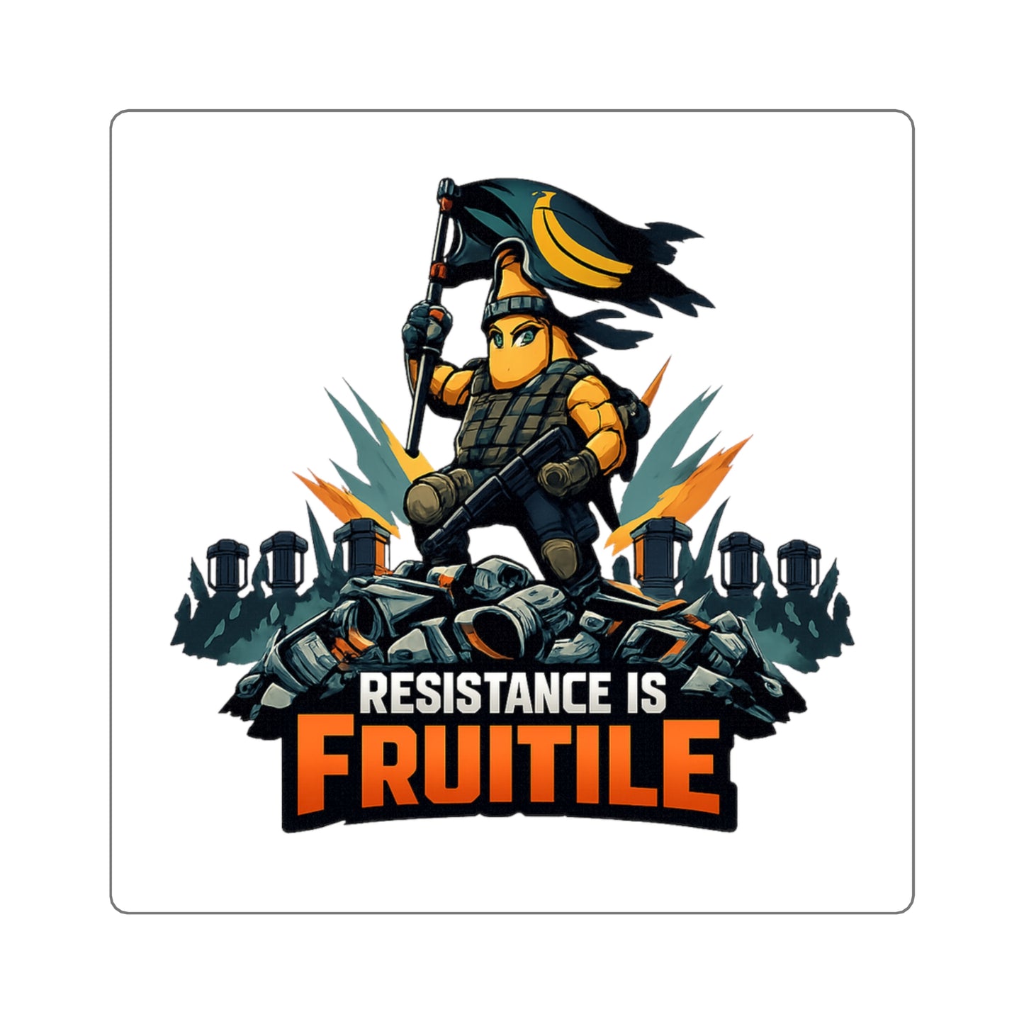 Sticker — dystopian-banana-chronicles