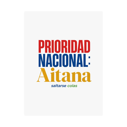 cola-aitana-typography Poster