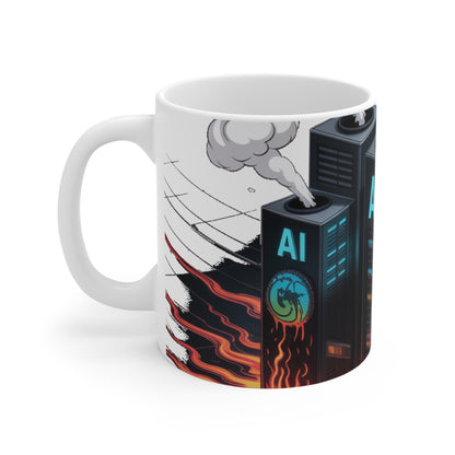 AI's Hunger Solved by Earth's Belly Mug