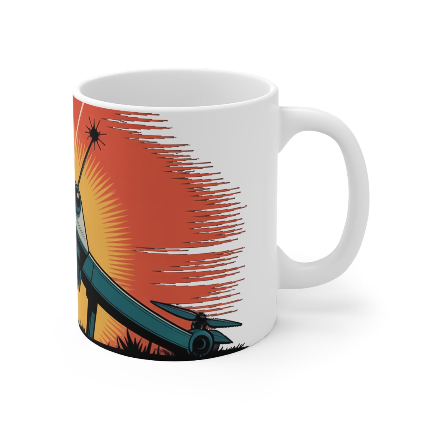 Drone vs Drone Future Mug