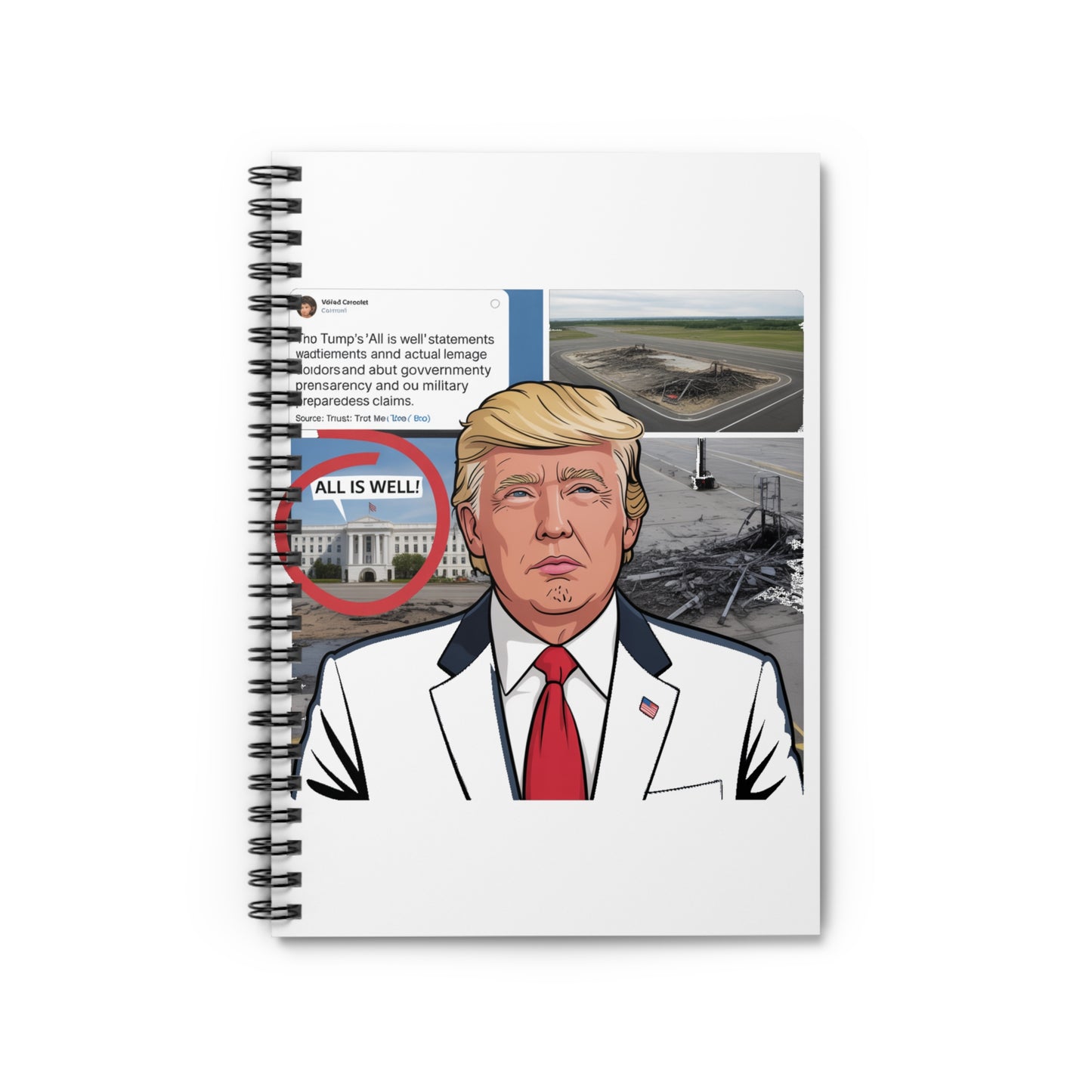 The 'Hidden Damage' Irony Notebook