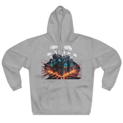 AI's Hunger Solved by Earth's Belly Hoodie