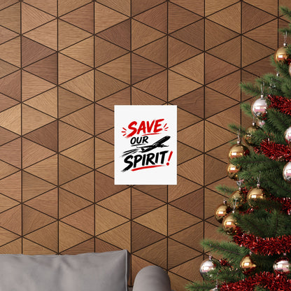 save-spirit-ironic Poster