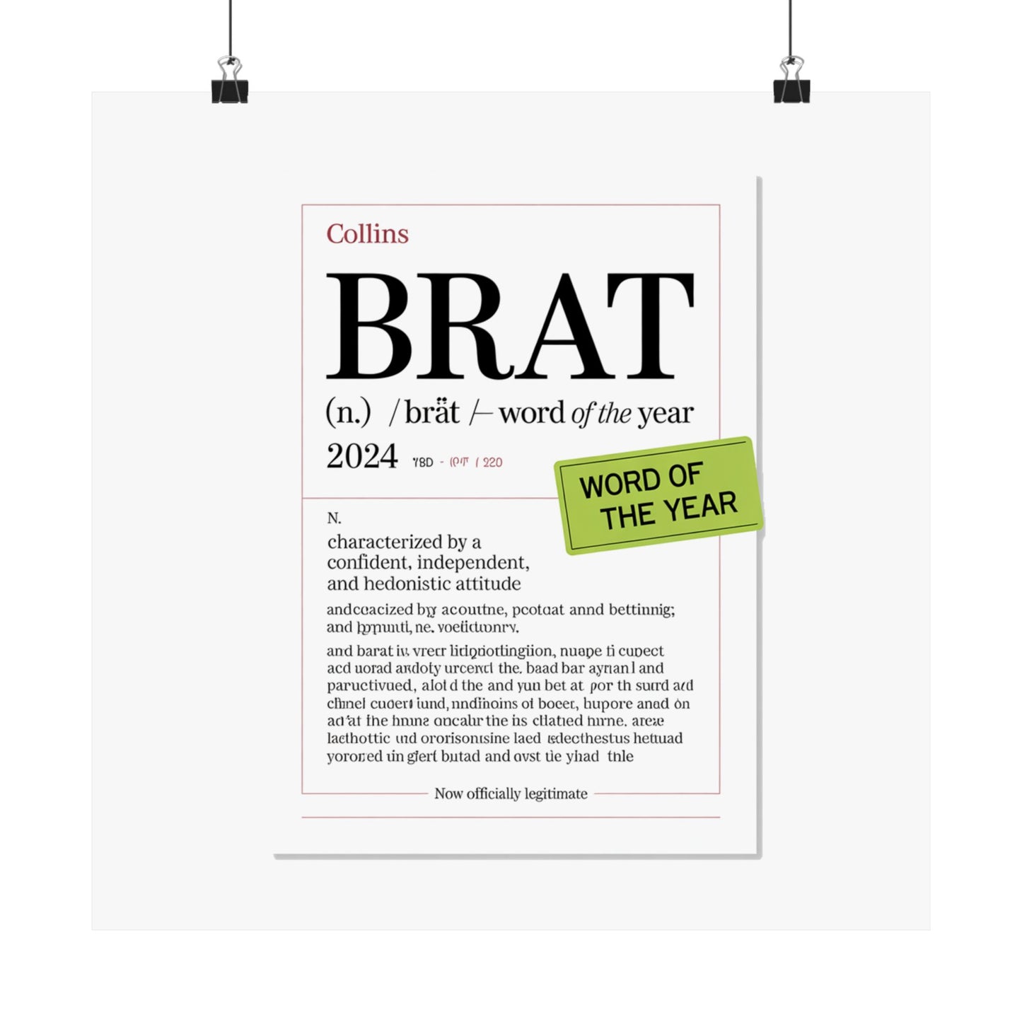 Product Poster