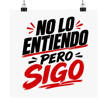 no-lo-entiendo Poster